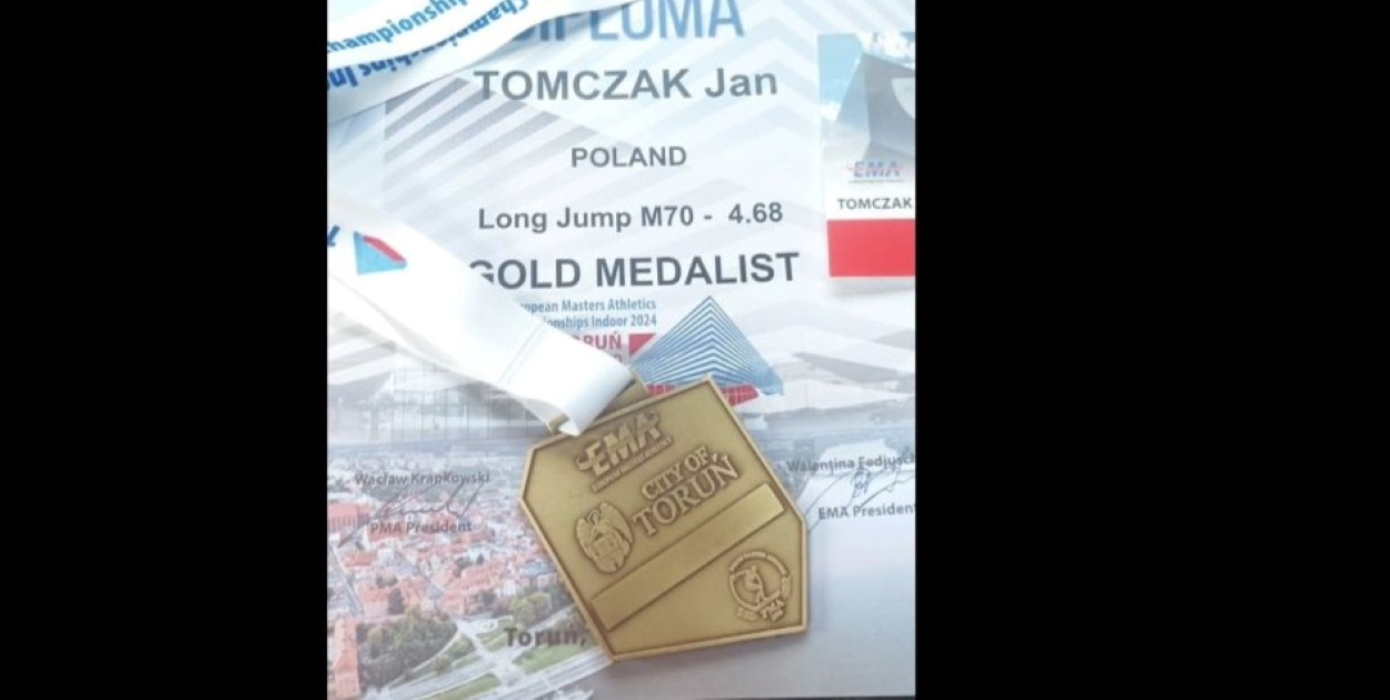 Jan Tomczak znów ze złotem. Tym razem w Toruniu