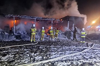 Pożar garażu w Roszkówku-697