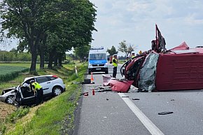 Wypadek na DK11 z udziałem mieszkańca powiatu jarocińskiego-2151