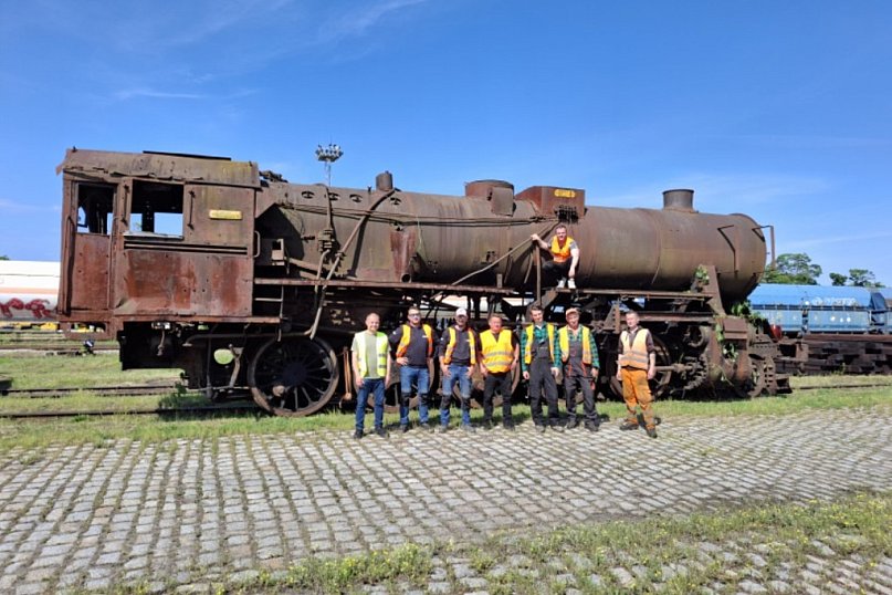 Nowa lokomotywa w Muzeum Parowozownia Jarocin