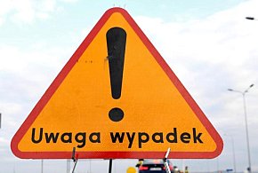 Wypadek na DK11 w Witaszycach. Motocyklista trafił do szpitala-14192