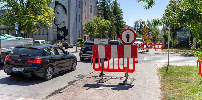Roboty drogowe na Kościuszki. Uważajcie na nowe oznakowanie (ZDJĘCIA) - 14206
