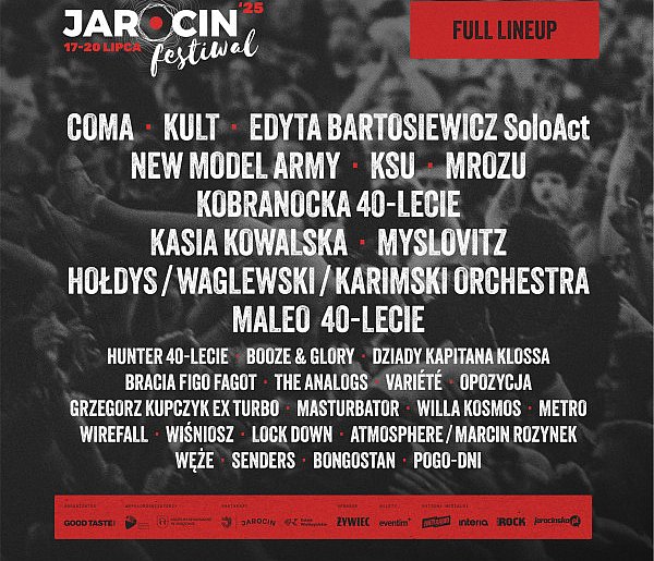 Jarocin Festiwal 2025. Znamy szczegółowy harmonogram koncertów-14301