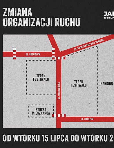 Nadchodzi festiwalowe szaleństwo! Zamknięte ulice i objazdy w Jarocinie-14351