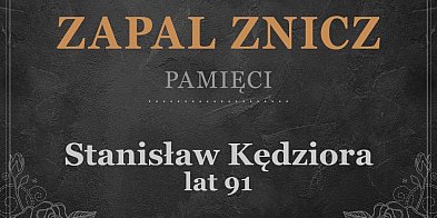 Zmarł śp. Stanisław Kędziora. Wieloletni nauczyciel i wychowawca młodzieży-14717