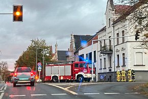 Zadymienie w kamienicy przy al. Niepodległości w Jarocinie-2500