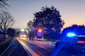 Poranny wypadek w Lubinii Małej-2542