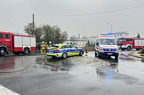 Wypadek na ul. Poznańskiej w Kotlinie-2554