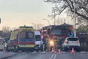 Potrącenie rowerzysty na ul. Wojska Polskiego w Jarocinie-2556