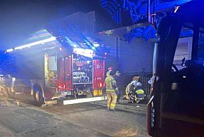 Akcja straży pożarnej w Witaszycach. Ogień w piwnicy domu jednorodzinnego-15902