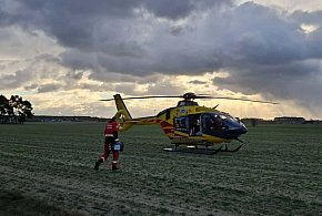 Akcja służb w gminie Żerków. Chłopak ranny po upadku z hulajnogi (ZDJĘCIA)-16738