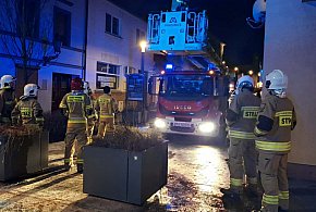 Noworoczna akcja straży pożarnej w Jarocinie. Zapaliła się sadza w kominie-16771