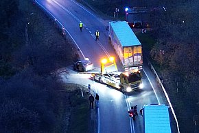 Poważny wypadek w Witaszycach. Droga krajowa nr 11 nieprzejezdna (ZDJECIA)