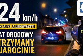 Nocny rajd ulicami Jarocina. 23-latek dostał 2.,500 zł mandatu
