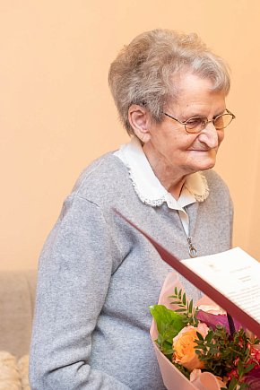 Zofia Sikora z Jarocina ma 100 lat-2555