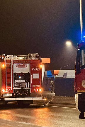 Wyciek gazu na stacji paliw przy Poznańskiej w Jarocinie-2729