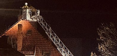 Wieczorna akcja strażaków przy ul. Nowej w Jarocinie. Brak utrudnień w ruchu