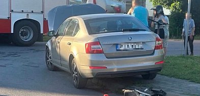 Zderzenie dwóch aut w Kotlinie. Jedna osoba trafiła do szpitala (ZDJĘCIA)