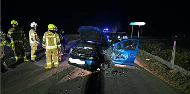 Wieczorna kolizja na trasie Nosków–Rusko. Przejezdne (ZDJĘCIA)