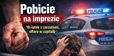 Uderzał, a potem kopał leżącego. Nocne pobicie zakończone zarzutami dla 18-latka