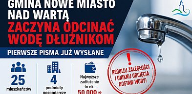 Gmina bierze się za dłużników. Możliwe odcięcia wody dla mieszkańców i firm
