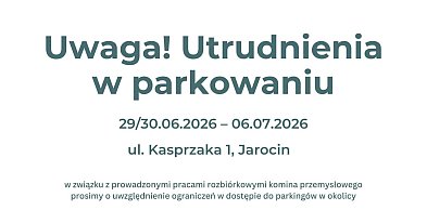 Rozbiórka komina przy ul. Kasprzaka. Kierowcy muszą liczyć się z utrudnieniami