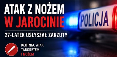 Krwawa awantura przy alkoholu w Jarocinie. 37-latek trafił do szpitala
