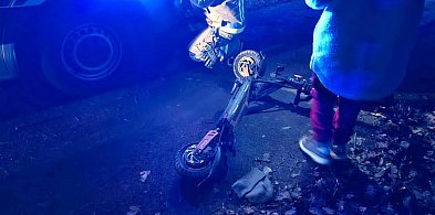 Hulajnoga wywróciła się na drodze. Jedna osoba ranna (ZDJĘCIA)-16503