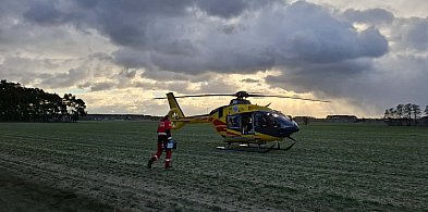 Akcja służb w gminie Żerków. Chłopak ranny po upadku z hulajnogi (ZDJĘCIA)-16738