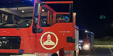 Wieczorna akcja straży pożarnej na Ługach. Pożar sadzy w przewodzie kominowym-16825