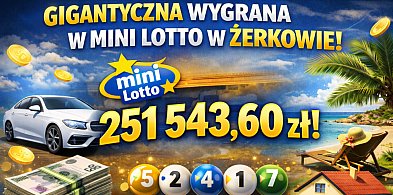 250 tys. zł w Mini Lotto trafiło do Żerkowa. Sprawdź, gdzie padł szczęśliwy los!