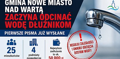 Gmina bierze się za dłużników. Możliwe odcięcia wody dla mieszkańców i firm