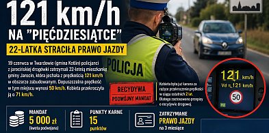 Piracka jazda zakończona wysokim mandatem. 22-latka z gminy Jarocin ukarana