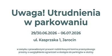 Rozbiórka komina przy ul. Kasprzaka. Kierowcy muszą liczyć się z utrudnieniami