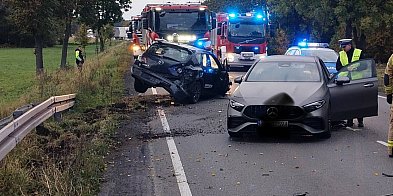 Wypadek na DK11 między Jarocinem a Środą Wlkp. (FOTO)-15609