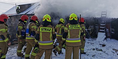 Pożar kotłowni w Wałkowie (ZDJĘCIA)