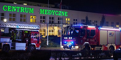 Ogień w Pleszewskim Centrum Medycznym (ZDJĘCIA)