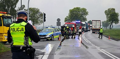 Na DK 11 zderzyły się trzy pojazdy