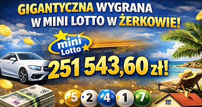 250 tys. zł w Mini Lotto trafiło do Żerkowa. Sprawdź, gdzie padł szczęśliwy los!