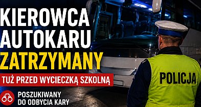 Miał zawieźć uczniów na wycieczkę. Okazało się, że ciąży na nim wyrok