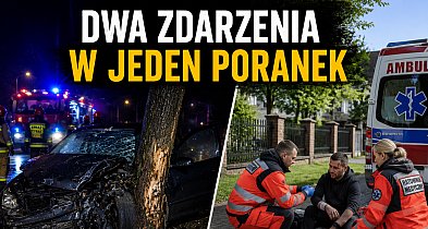 Najpierw kolizja, potem akcja medyczna. Pracowity poranek strażaków z Jarocina