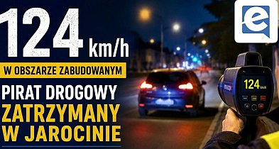 Nocny rajd ulicami Jarocina. 23-latek dostał 2.,500 zł mandatu