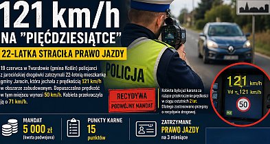 Piracka jazda zakończona wysokim mandatem. 22-latka z gminy Jarocin ukarana