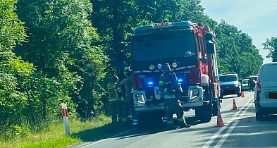 16-latek wyjechał na DK12. Doszło do zderzenia z samochodem (ZDJĘCIA)