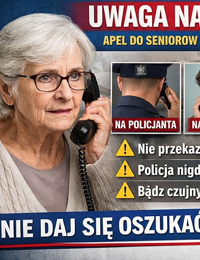 Ktoś prosi o pieniądze przez telefon? Policja ostrzega seniorów