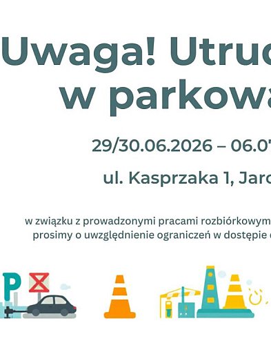Rozbiórka komina przy ul. Kasprzaka. Kierowcy muszą liczyć się z utrudnieniami
