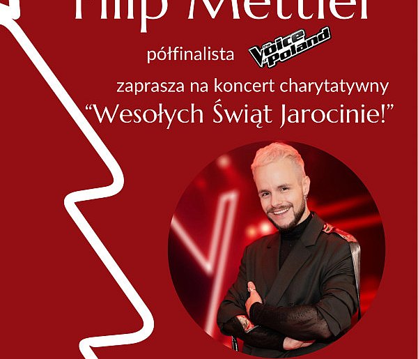 Filip Mettler podziękuje mieszkańcom i pomoże potrzebującym. Da koncert w JOK-u-16473