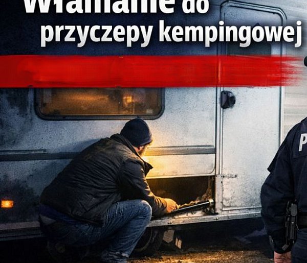 Ukradł miedź, radio i wyposażenie przyczep. 56-latek odpowie przed sądem