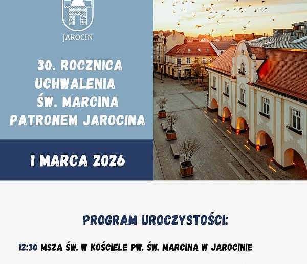 Św. Marcin patronem Jarocina od 30 lat. Miasto zaprasza na obchody