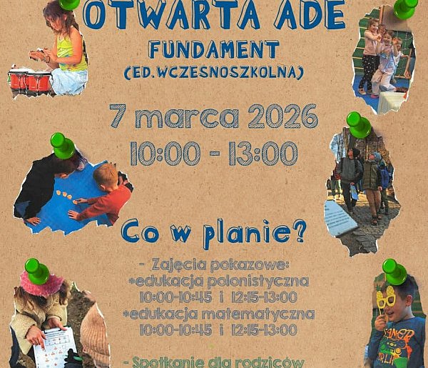 Poznaj ADE od środka! Dzień Otwarty edukacji wczesnoszkolnej w Jarocinie